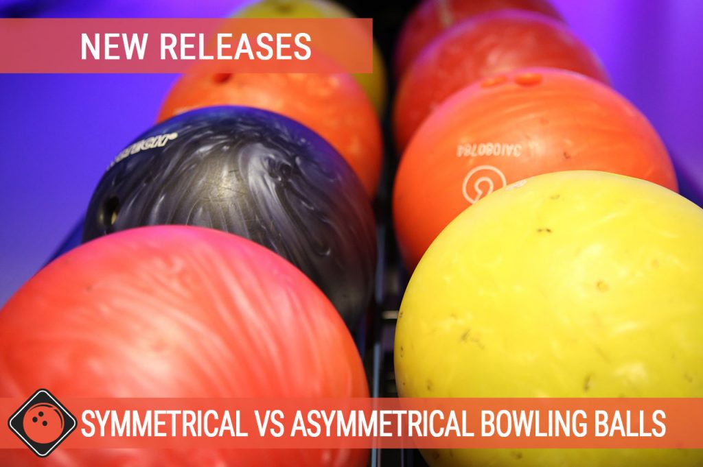 Multiple bowling balls in the return system - Post Picture for Symmetrical vs Asymmetrical Bowling Balls