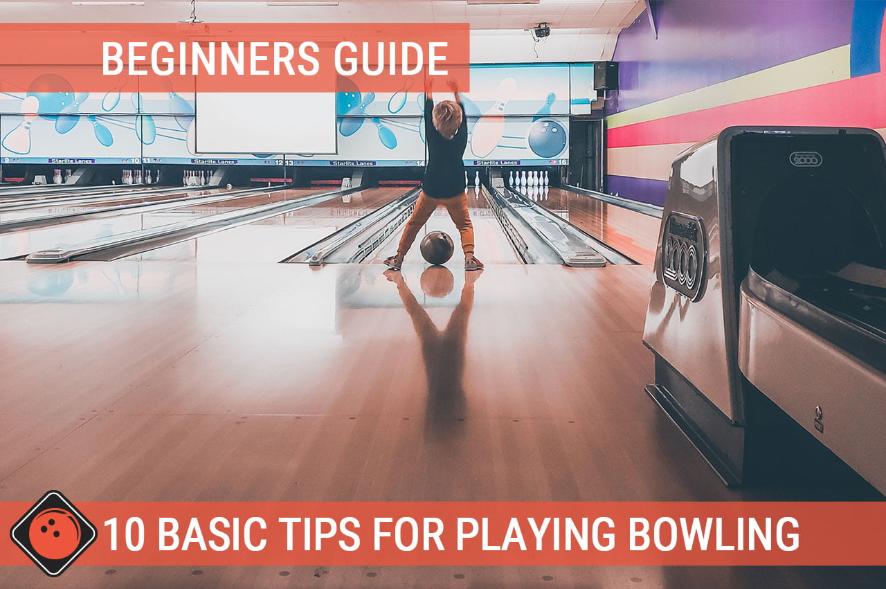 Toddler throwing a bowling ball - Title Picture for 10 Basic Tips for Playing Bowling