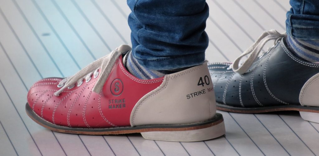 colorful bowling shoes