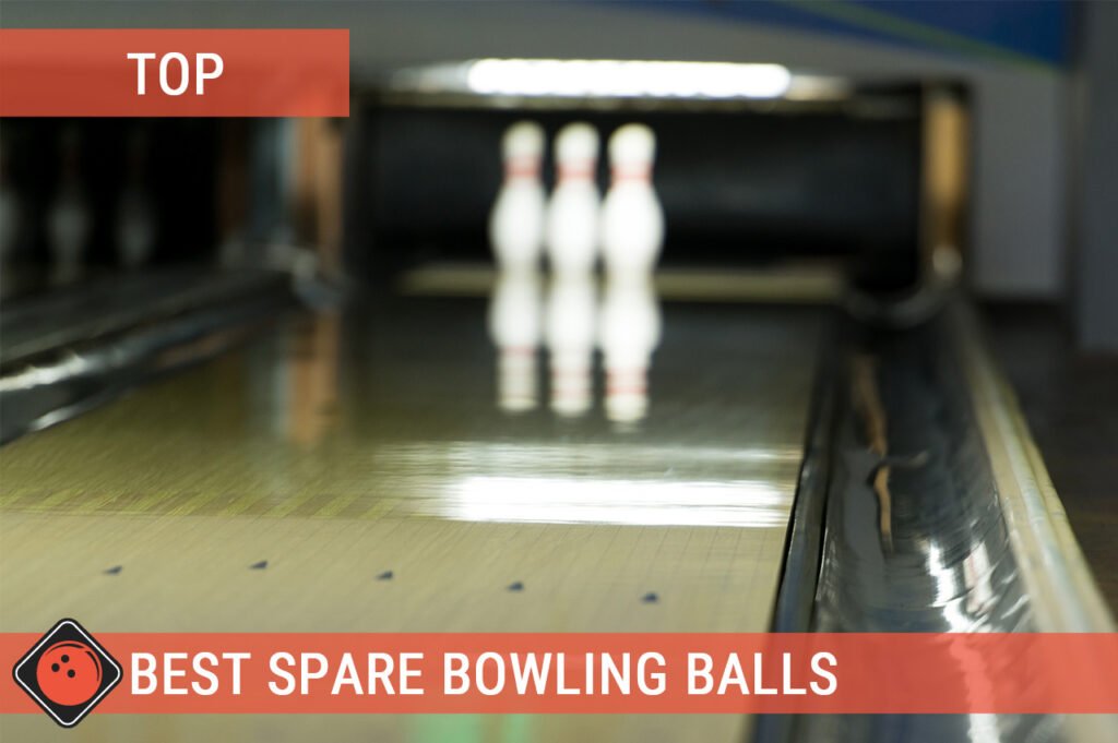 Three bowling pins on the bowling lane - Title picture for Best Spare Bowing Balls